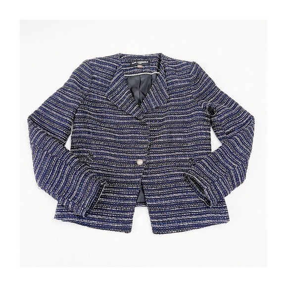 Karl Lagerfeld Woven 1-Button Blazer SZ8 Mint - Picture 1 of 8